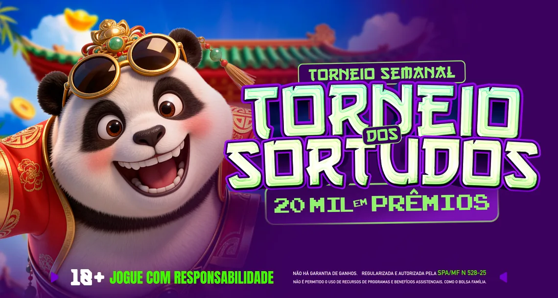 Imagem ilustrativa do novo Torneio Semanal da Play, o "Torneio Família Sortudos"