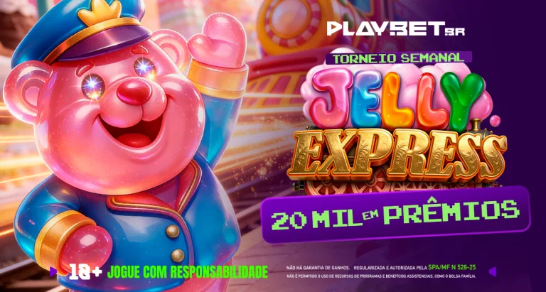 Imagem ilustrativa do Torneio do Jelly Express, na Play.Bet.Br.