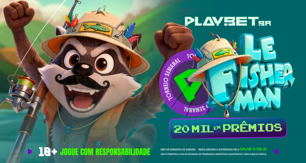 Imagem ilustrativa da promoção com o Le Fisherman, disponível na Play.Bet.br.
