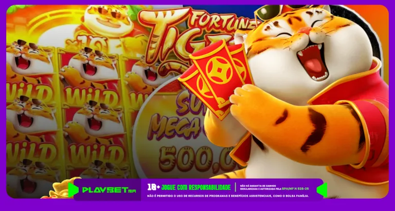 Imagem ilustrativa do jogo Fortune Tiger, disponível na Play.Bet.br