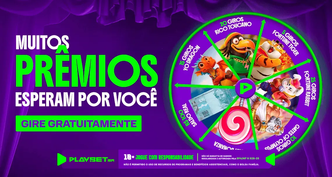 Imagem ilustrativa da roleta diária da Play.Bet.br.
