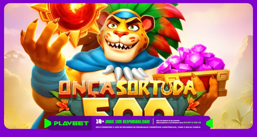 Imagem ilustrativa do jogo Onça Sortuda 500.