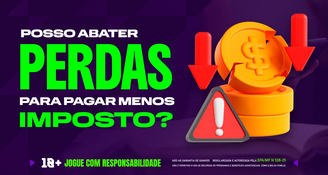 Imagem ilustrativa sobre abater perdas no pagamento do Imposto de Renda.