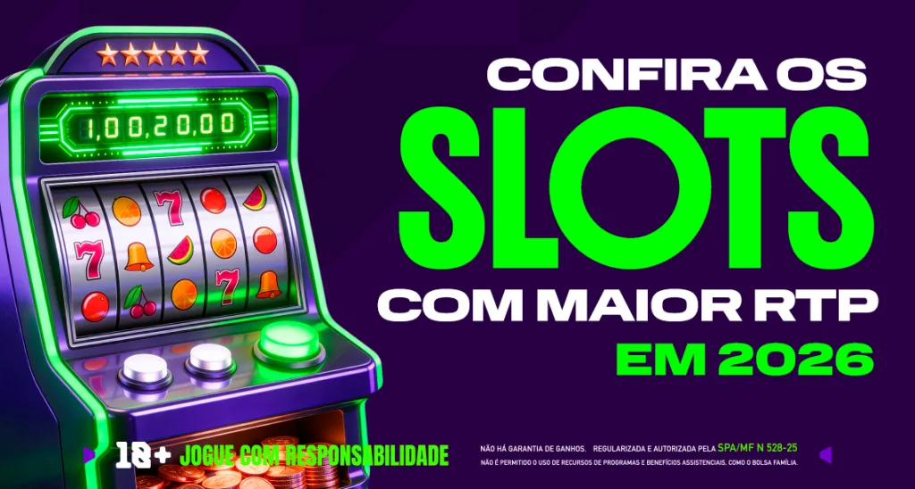 Imagem ilustrativa sobre top slots para jogar neste ano de 2026.