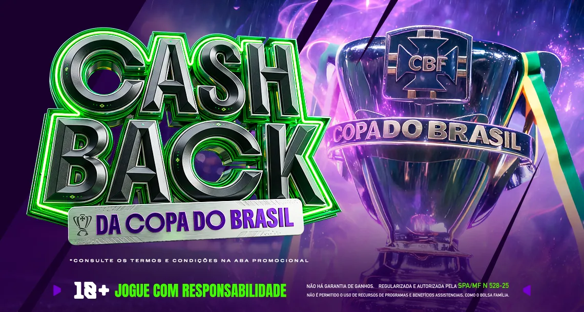 Imagem ilustrativa do cashback da Copa do Brasil.