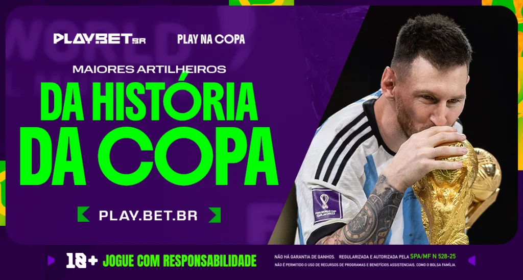 Imagem ilustrativa sobre os maiores artilheiros da história da Copa do Mundo.