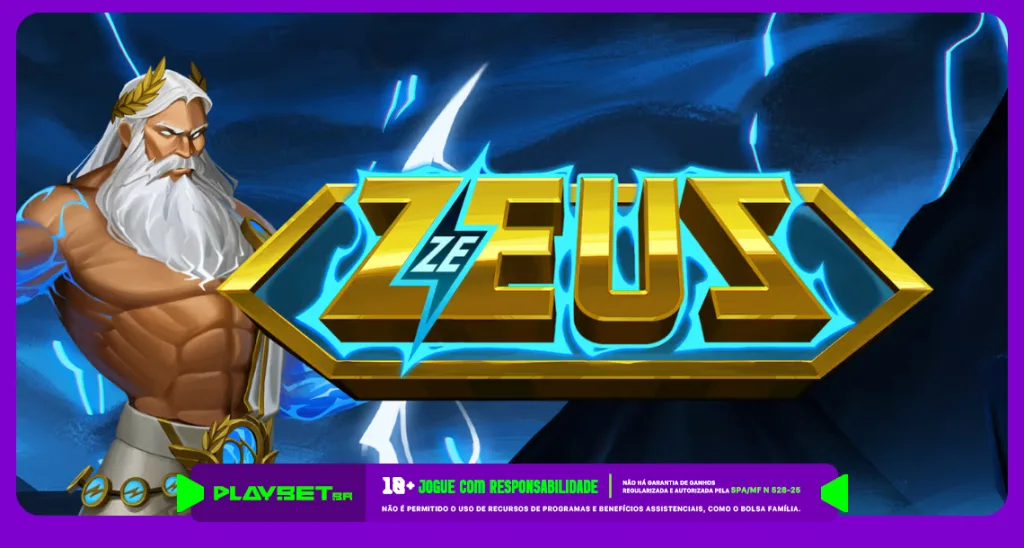 Imagem ilustrativa do slot Ze Zeus, disponível na Play.bet.br.