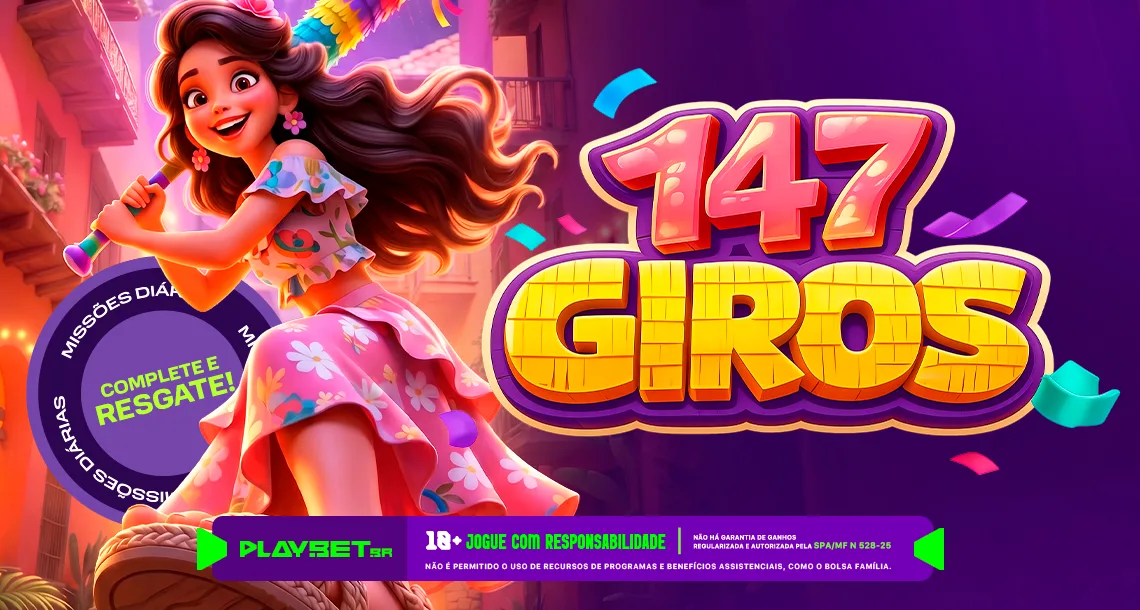 Imagem ilustrativa das missões play com o slot Piñata Wins, disponível na Play.Bet.br.