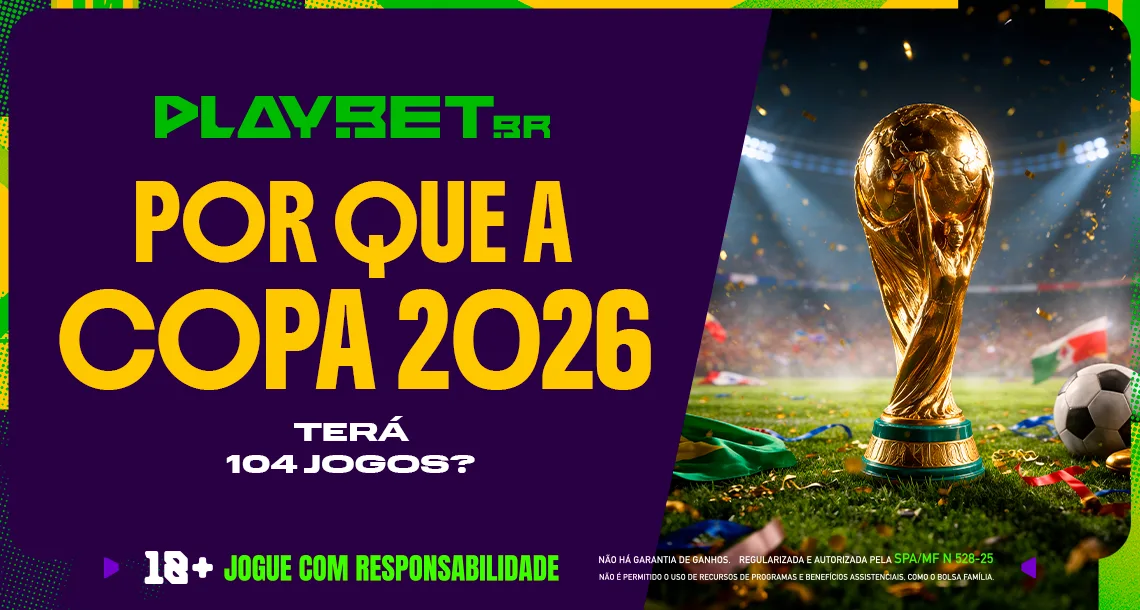 Imagem ilustrativa sobre os 104 jogos da Copa do Mundo 2026.