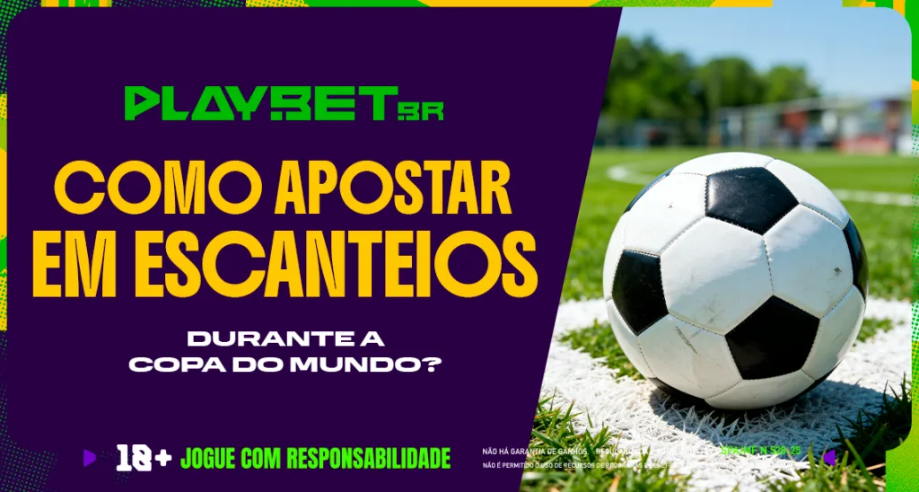 Imagem ilustrativa de como apostar em escanteios na Copa do Mundo 2026.