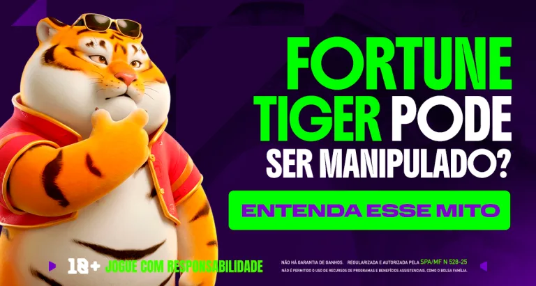 Imagem ilustrativa sobre a dúvida respondida pela Play: "Fortune Tiger pode ser manipulado?".
