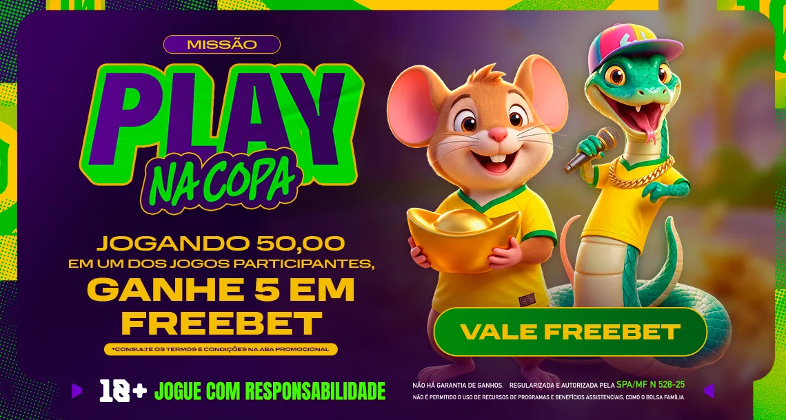 Imagem ilustrativa sobre a missão "Play na Copa"