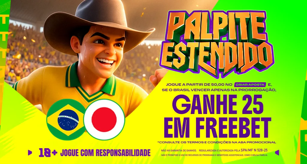 Imagem ilustrativa sobre a promoção da Play para Brasil x Japão