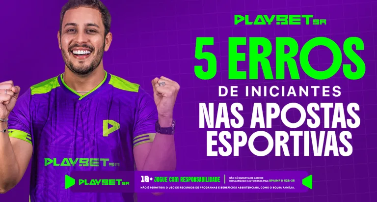 Imagem ilustrativa sobre os 5 erros que todo iniciante comete nas apostas esportivas.