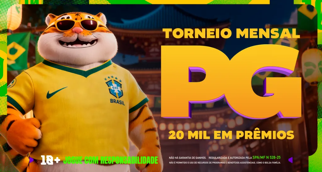 Imagem ilustrativa do Torneio Mensal da PG Soft.