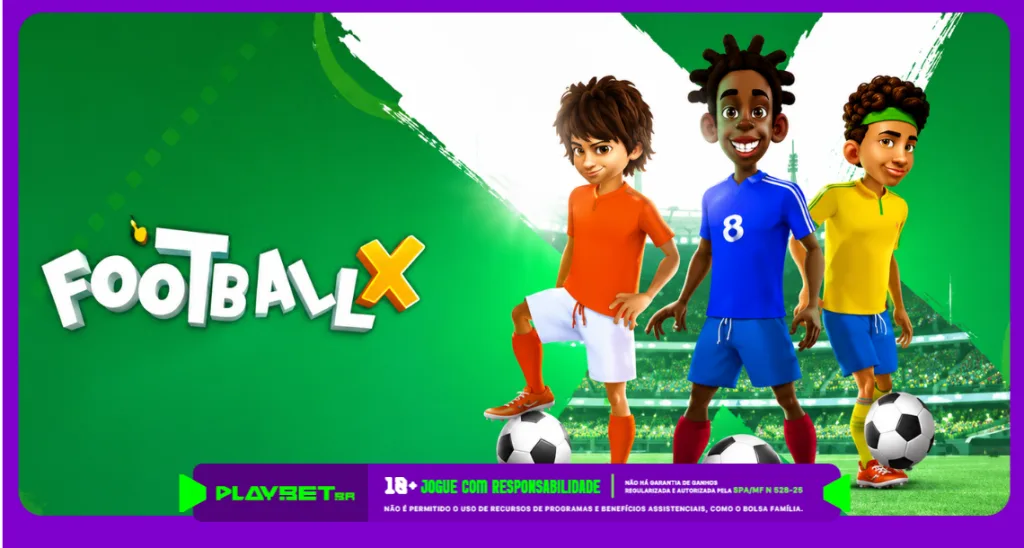 Imagem ilustrativa do jogo FootballX, disponível na Play.bet.br.