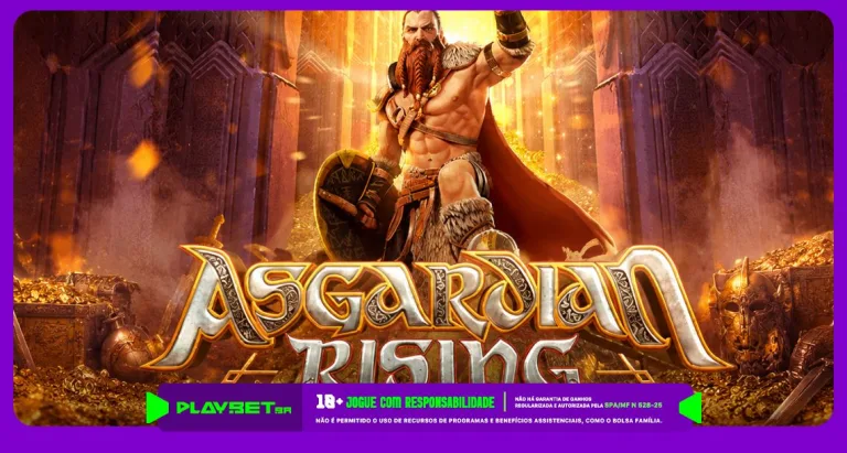 Imagem ilustrativa do jogo Asgardian Rising, disponível na Play.Bet.br