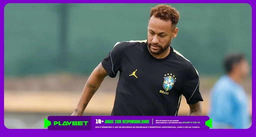 Imagem ilustrativa de Neymar, meia do Brasil. Foto: Instagram/Brasil