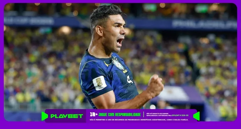 Imagem ilustrativa de Casemiro, volante do Brasil. Foto: Instagram/Brasil