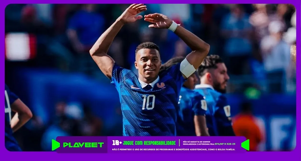 Imagem ilustrativa de Mbappé, atacante da França. Foto: Instagram/França