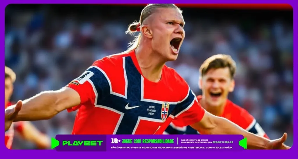 Imagem ilustrativa de Haaland, atacante da Noruega. Foto: Instagram/Haaland