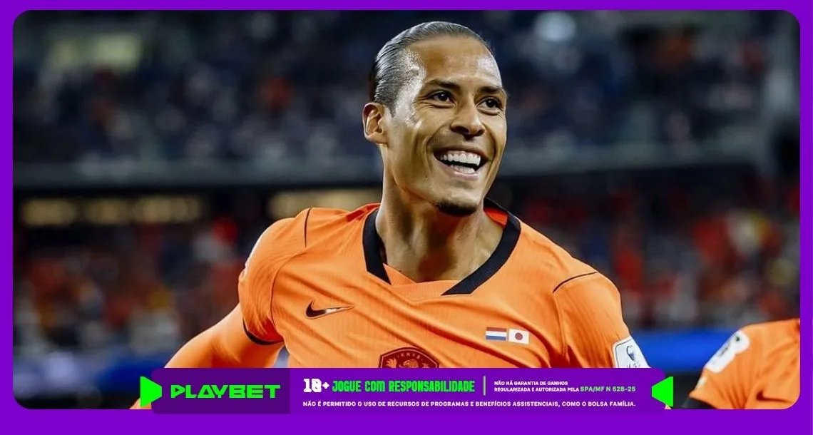 Imagem ilustrativa de Van Dijk, zagueiro da Holanda. Foto: Instagram/Holanda