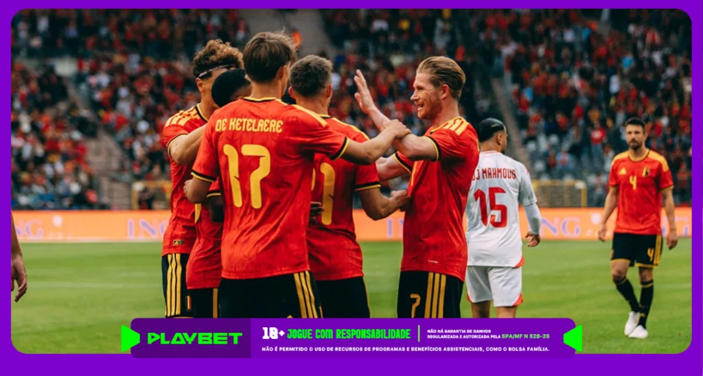 Imagem ilustrativa da Seleção da Bélgica em ação na Copa do Mundo 2026 - Instagram / Bélgica