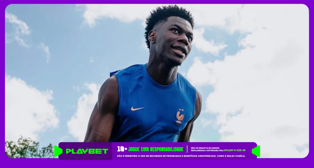 Imagem ilustrativa do meio-campista Tchouameni da França. Foto: Instagram/Seleção Francesa