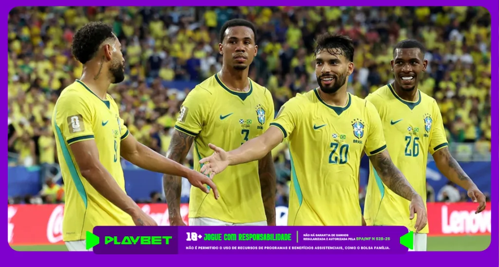 Imagem ilustrativa dos jogadores do Brasil. Foto: Instagram/CBF