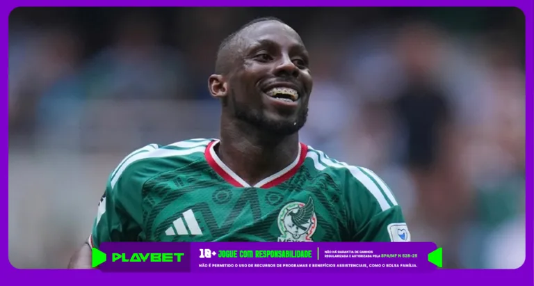 Imagem ilustrativa do atacante Julián Quiñones do México. Foto: Seleção Mexicana/Instagram