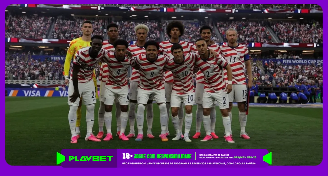 Imagem ilustrativa da seleção dos Estados Unidos. Foto: Instagram/EUA