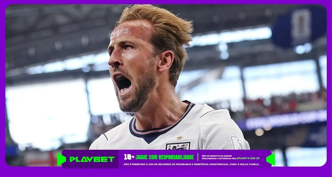 Imagem ilustrativa de Harry Kane, atacante da Inglaterra. Foto: Instagram/Inglaterra