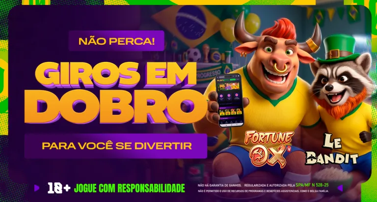 Imagem ilustrativa das missões do dia da Play no Fortune Ox e Le Bandit