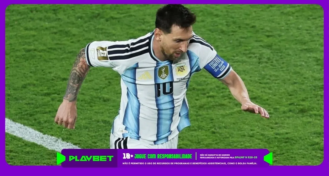 Imagem ilustrativa de Messi, craque da Argentina. Foto: Instagram/Argentina