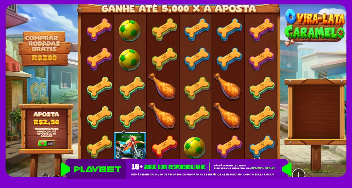 Imagem ilustrativa sobre o slot O Vira Lata Caramelo