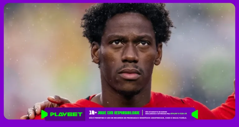 Imagem ilustrativa do jogador Jonathan David Jr do Canadá. Foto: Instagram/Seleção do Canadá