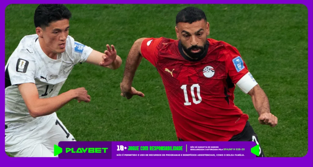 Imagem ilustrativa de Salah em ação na Copa do Mundo 2026 - Instagram / Egito