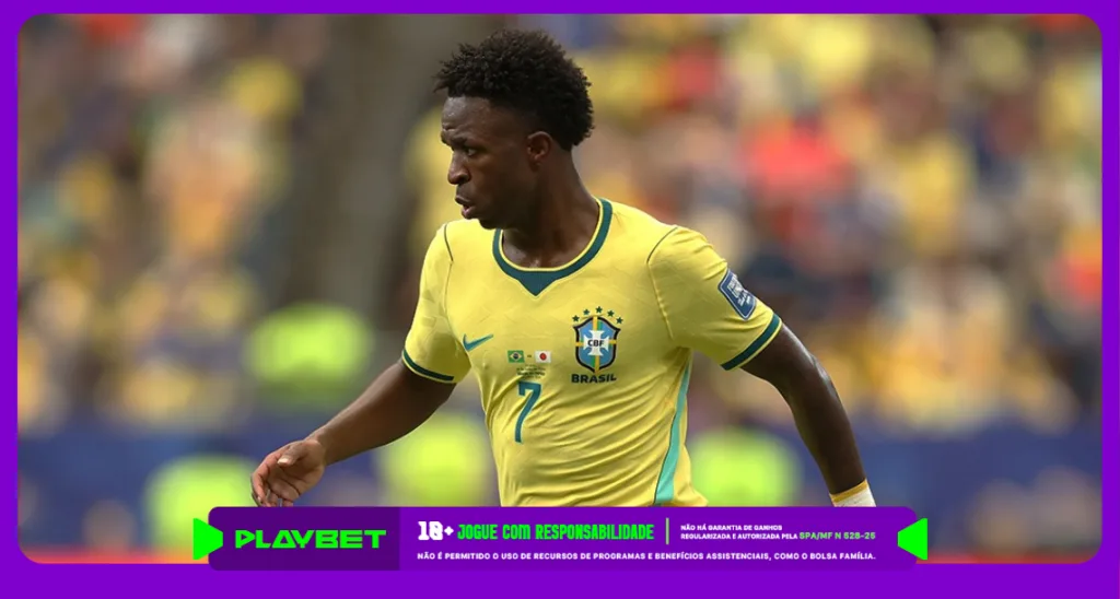 Imagem ilustrativa de Vini Jr, atacante da Seleção Brasileira - Rafael Ribeiro / CBF