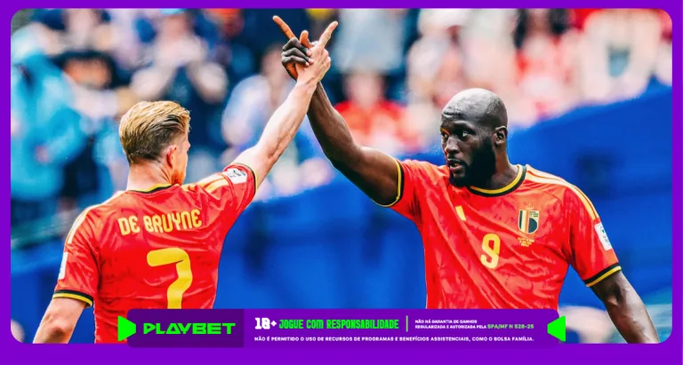 Imagem ilustrativa de De Bruyne e Lukaku, dupla da Bélgica - Instagram / Bélgica
