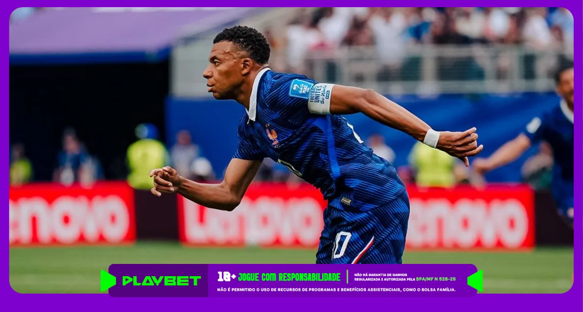 Imagem ilustrativa de Kylian Mbappé, atacante da França - Instagram / França