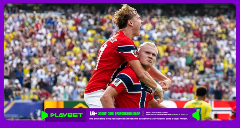 Imagem ilustrativa de Haaland comemorando gol na Copa do Mundo 2026 - Instagram / Noruega