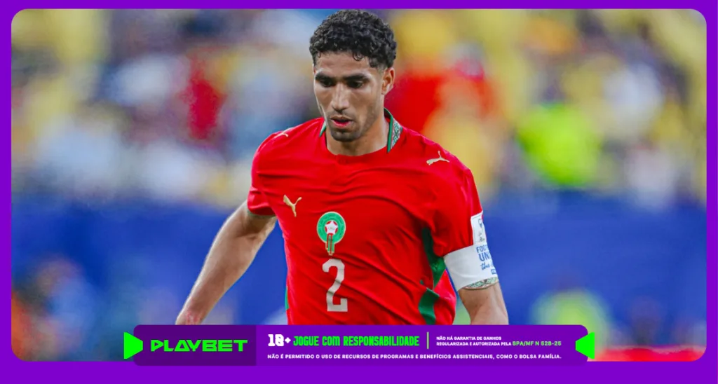 Imagem ilustrativa de Achraf Hakimi, lateral do Marrocos - Instagram / Marrocos