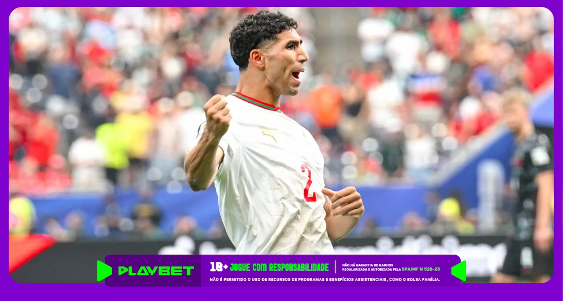 Imagem ilustrativa de Achraf Hakimi, lateral do Marrocos - Instagram / Marrocos