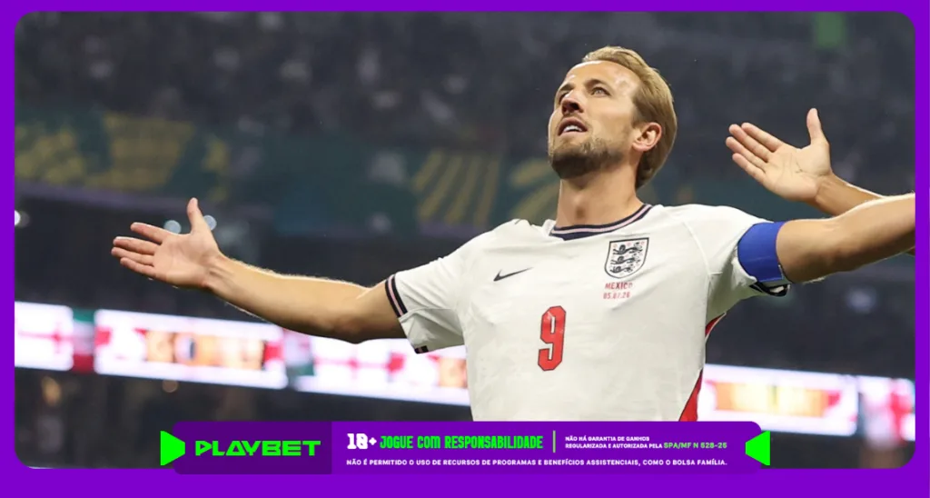 Imagem ilustrativa de Harry Kane, atacante da Inglaterra - Instagram / @england