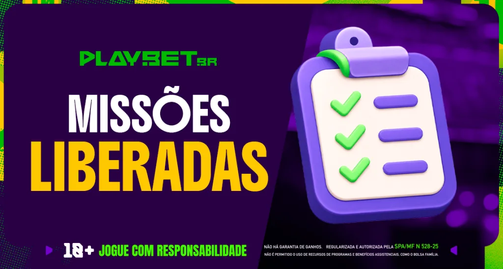 Imagem ilustrativa sobre as missões do dia da Play